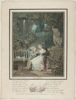 La Rose (The Rose) — Philibert-Louis Debucourt