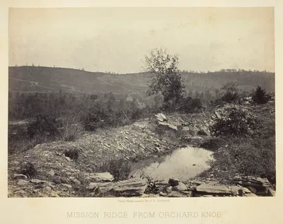 Mission Ridge from Orchard Knob — George N. Barnard