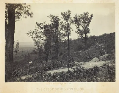 The Crest of Mission Ridge — George N. Barnard