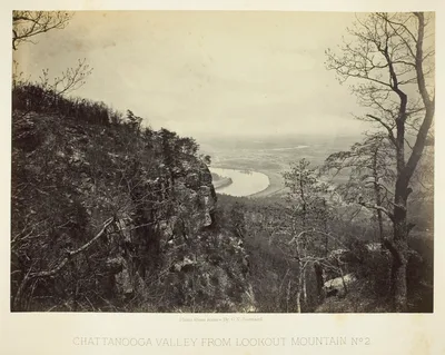 Chattanooga Valley from Lookout Mountain, No. 2 — George N. Barnard