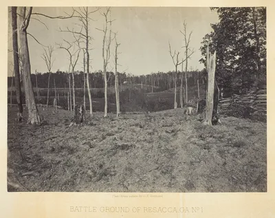 Battle Ground of Resacca, GA, No. 1 — George N. Barnard