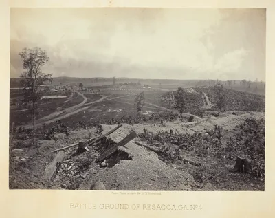 Battle Ground of Resacca, GA, No. 4 — George N. Barnard
