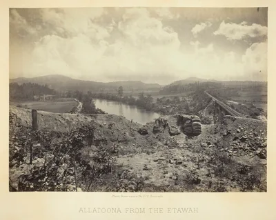 Allatoona from the Etawah — George N. Barnard