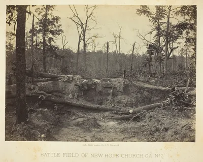 Battle Field of New Hope Church, GA, No. 2 — George N. Barnard