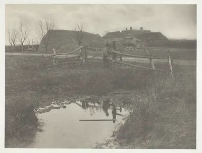 A Marsh Farm — Peter Henry Emerson