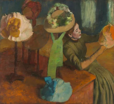 The Millinery Shop — Edgar Degas