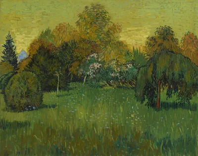 The Poet's Garden — Vincent van Gogh