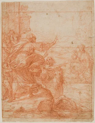 The Miracle of the Ticino River — Camillo Procaccini