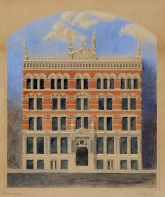 Sears Building, Chicago, Illinois, Elevation of Competition Drawing — Drake + Wight