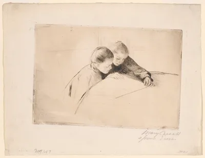 The Map — Mary Cassatt