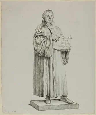 Luther's Statue in Wittenberg — Johann Gottfried Schadow