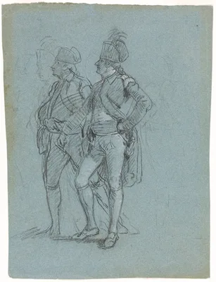 Sketch for "Siege of Gibraltar" — John Singleton Copley
