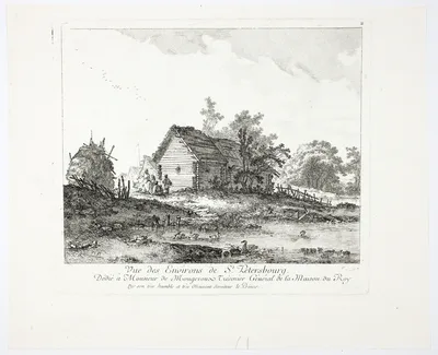 View near St. Petersburg — Jean-Baptiste Le Prince