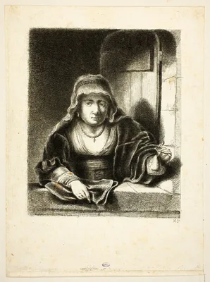 Woman at a Window — Jean-Pierre Norblin de La Gourdaine
