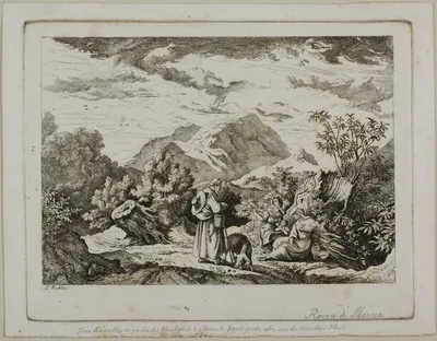 Rocca di Mezzo — Ludwig Richter