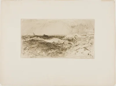 The Resounding Sea — Thomas Moran