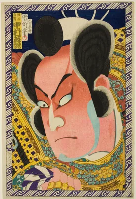 The Actor Nakamura Shikan IV as Kumagai Naozane — Toyohara Kunichika