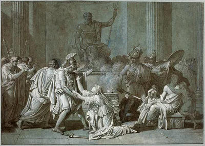 Cléombrote and Léonidas — François-Xavier Fabre
