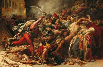 Sketch for The Revolt of Cairo — Anne-Louis Girodet