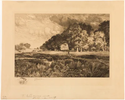 Long Island Landscape — Thomas Moran