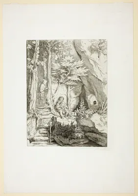 A Musician with a Hermit — Moritz von Schwind