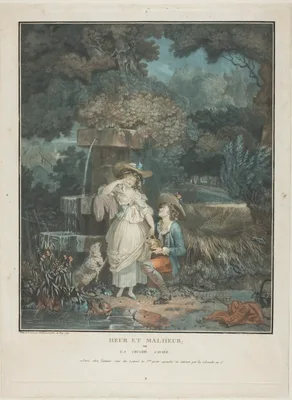 Heur et Malheur ou La Cruche Cassée (Luck and Misfortune or the Broken Jug) — Philibert-Louis Debucourt
