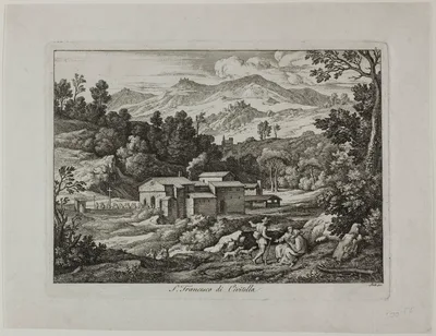 Monastery of San Francesco di Civitella in the Sabine Mountains — Joseph Anton Koch