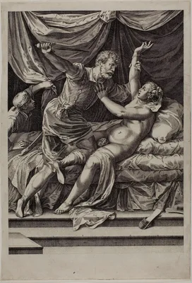 Tarquin and Lucretia — Cornelis Cort