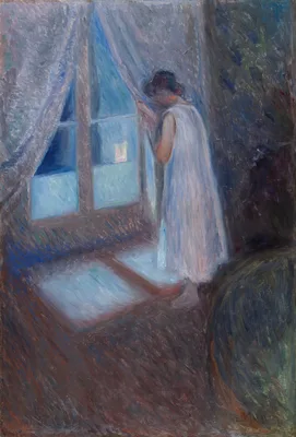 The Girl by the Window — Edvard Munch
