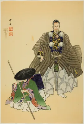 Ataka, from the series "One Hundred No Dramas (Nogaku hyakuban)" — Kōgyo Tsukioka