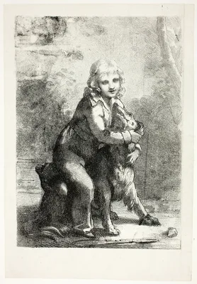 Child with Dog — Pierre-Paul Prud'hon