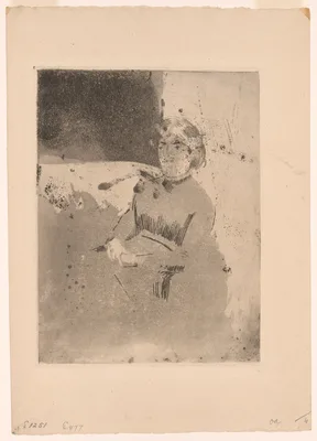 The Corner of the Sofa (No. 1) — Mary Cassatt
