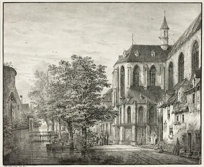 Parish Church at Boppard on the Rhine — Domenico Quaglio the Younger