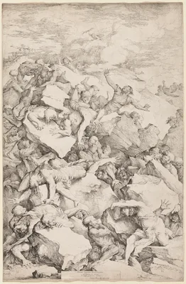 The Fall of the Giants — Salvator Rosa