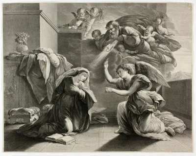 The Annunciation — Gérard Edelinck