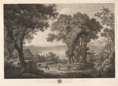 Ber See von Albano bei Rom — Wilhelm Friedrich Gmelin
