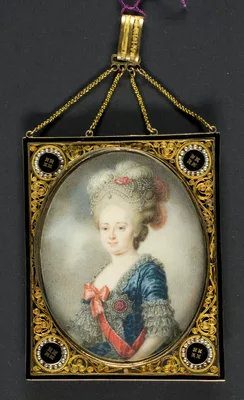 Portrait of Maria Fedorovna, Empress of Russia — Russian
