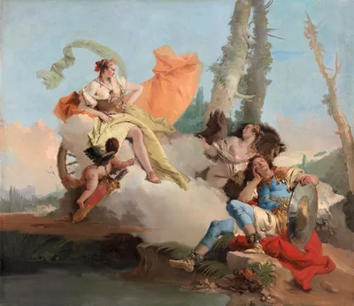 Armida Encounters the Sleeping Rinaldo — Giovanni Battista Tiepolo