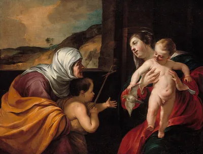 Virgin and Child with Saint Elizabeth and the Infant Saint John the Baptist — Jacques Blanchard