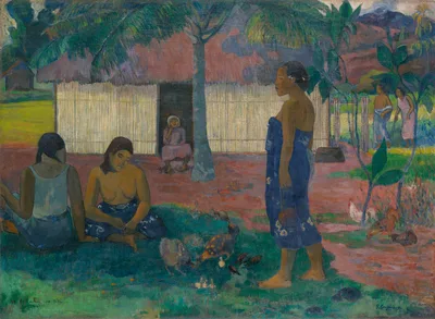 No te aha oe riri (Why Are You Angry?) — Paul Gauguin