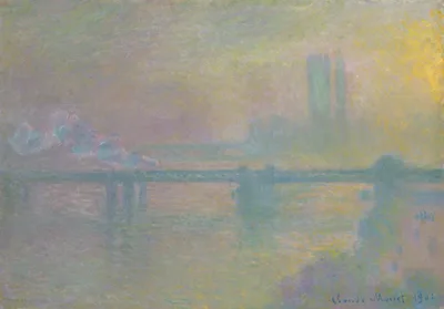 Charing Cross Bridge, London — Claude Monet