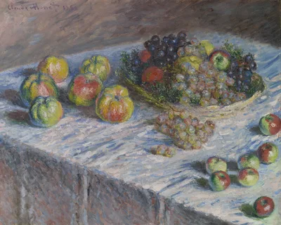 Apples and Grapes — Claude Monet