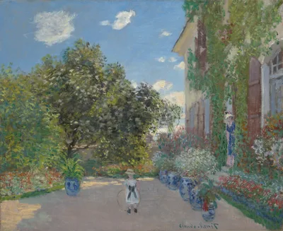 The Artist's House at Argenteuil — Claude Monet