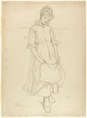 Standing Girl — Kate Greenaway