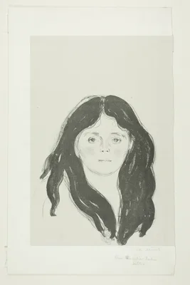 Young Woman from the Latin Quarter — Edvard Munch