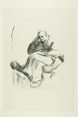 Seated Man — Edvard Munch