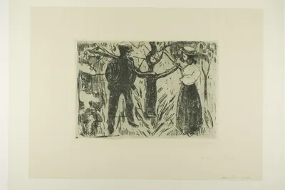 Adam and Eve — Edvard Munch