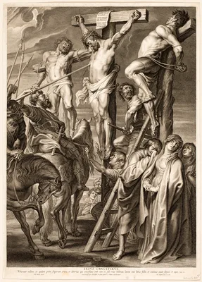 The Crucifixion (Le Coup de Lance) — Boetius à Bolswert