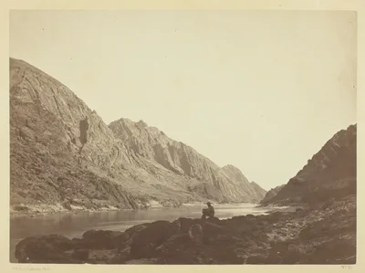 Iceberg Cañon, Colorado River, Looking Above — Timothy H. O'Sullivan