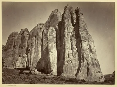 The South Side of Inscription Rock — Timothy H. O'Sullivan